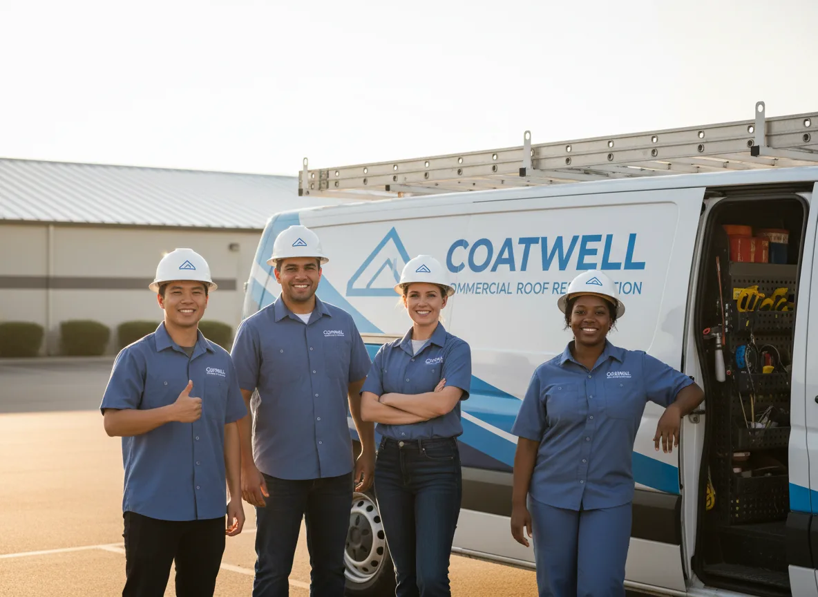 Commercial roof coating company in Goodland, MN